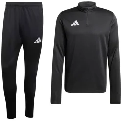 adidas Entrada 26 Trainingspak 1/4-Zip Zwart Wit