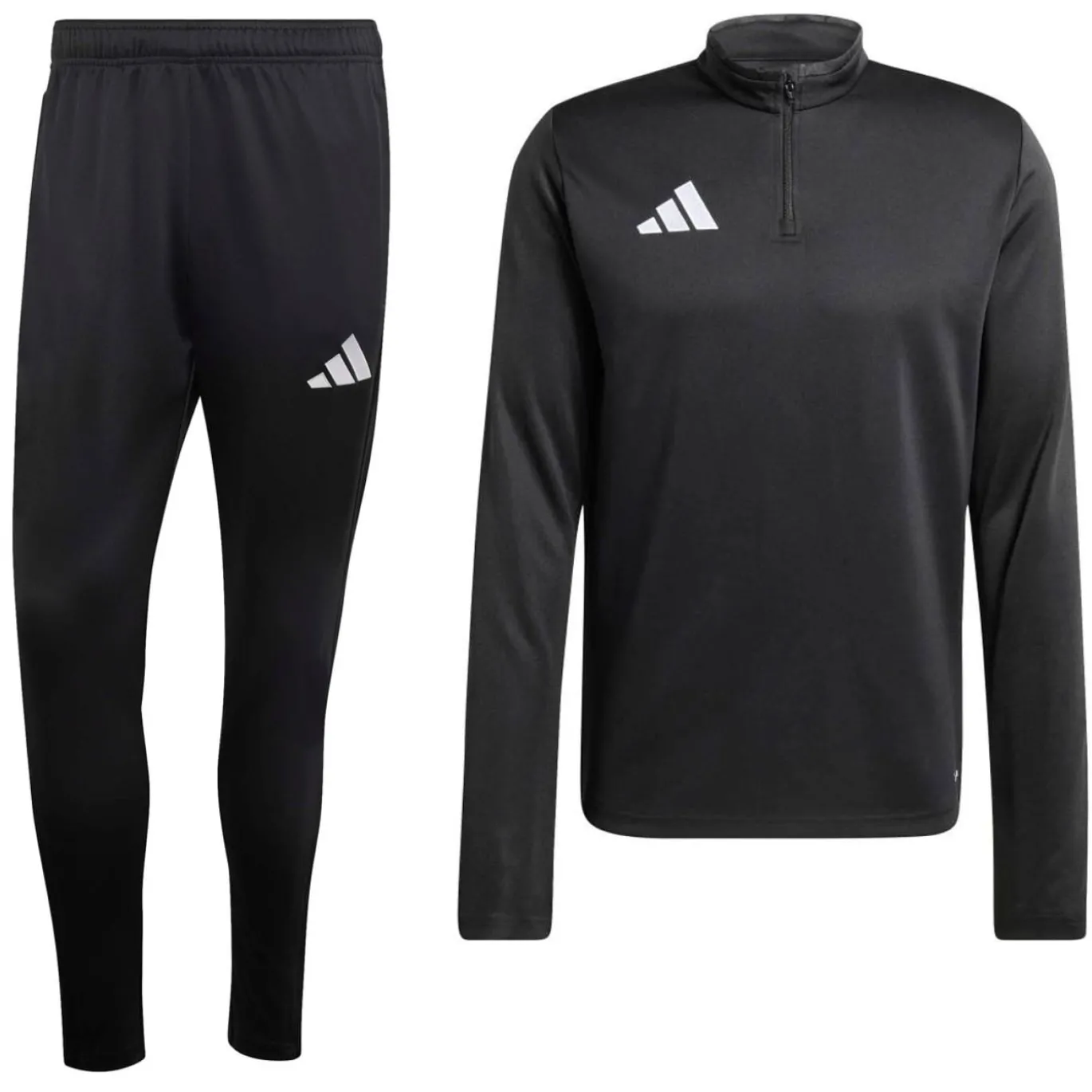 adidas Entrada 26 Trainingspak 1/4-Zip Zwart Wit