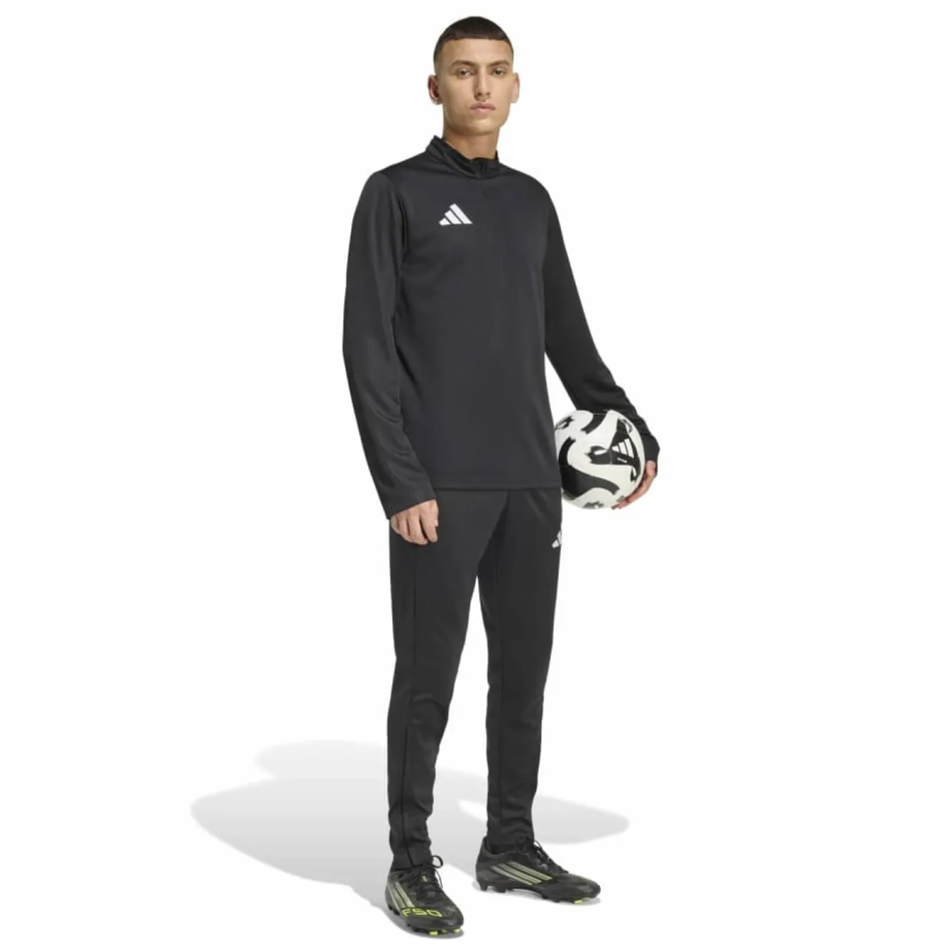 adidas Entrada 26 Trainingspak 1/4-Zip Zwart Wit