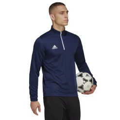 adidas Entrada 22 Trainingstrui 1/4-Zip Donkerblauw Wit