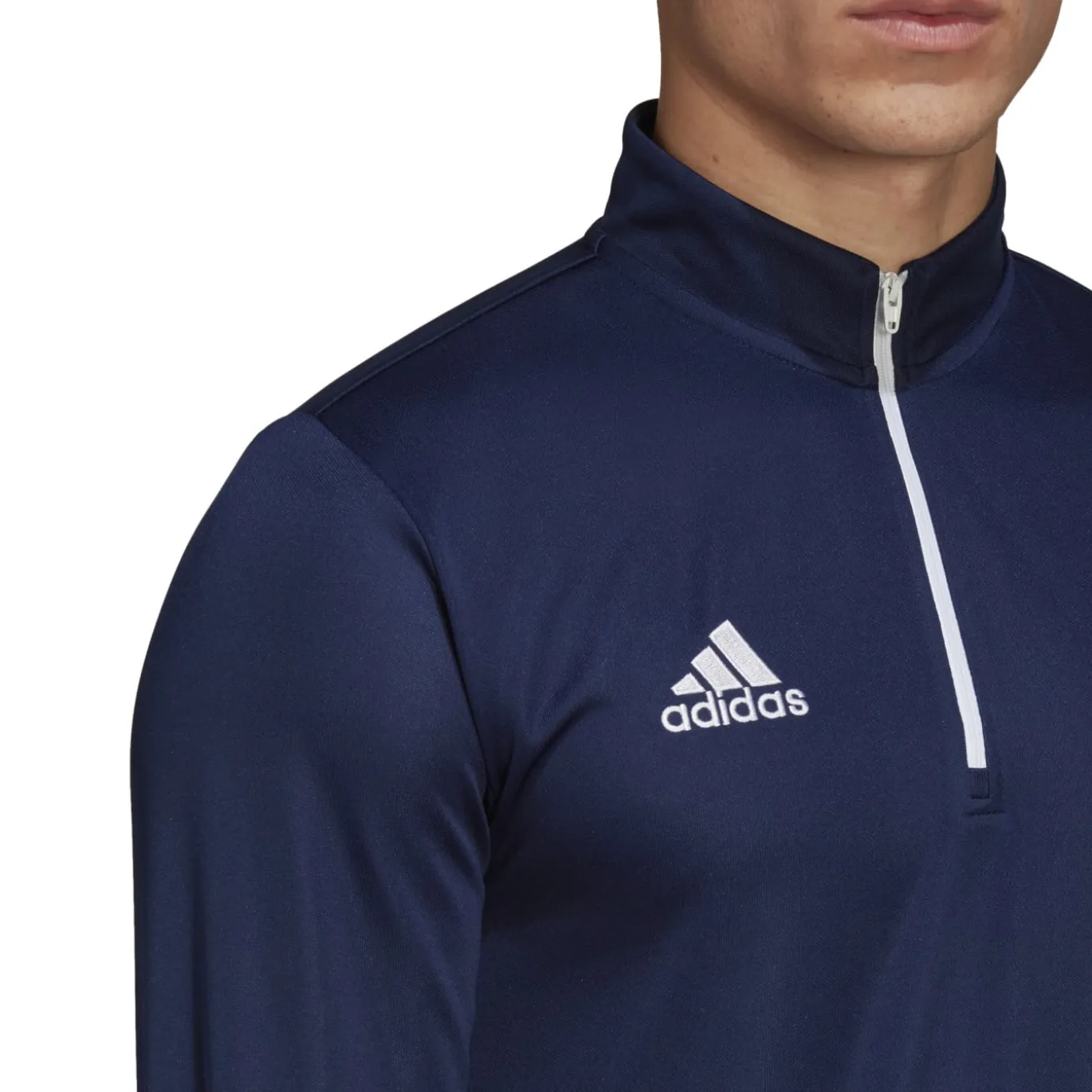 adidas Entrada 22 Trainingstrui 1/4-Zip Donkerblauw Wit