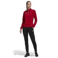 adidas Entrada 22 Trainingstrui 1/4-Zip Dames Rood Wit