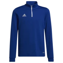 adidas Entrada 22 Trainingstrui 1/4-Zip Kids Blauw Wit