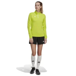 adidas Entrada 22 Trainingstrui 1/4-Zip Dames Lichtgroen Wit
