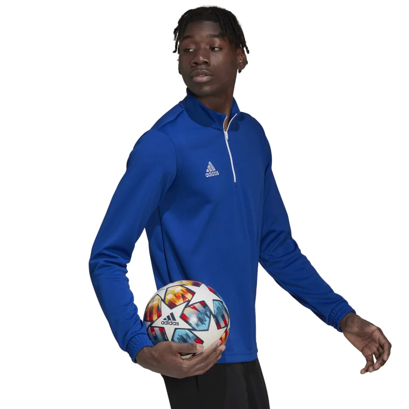 adidas Entrada 22 Trainingstrui 1/4-Zip Blauw Wit