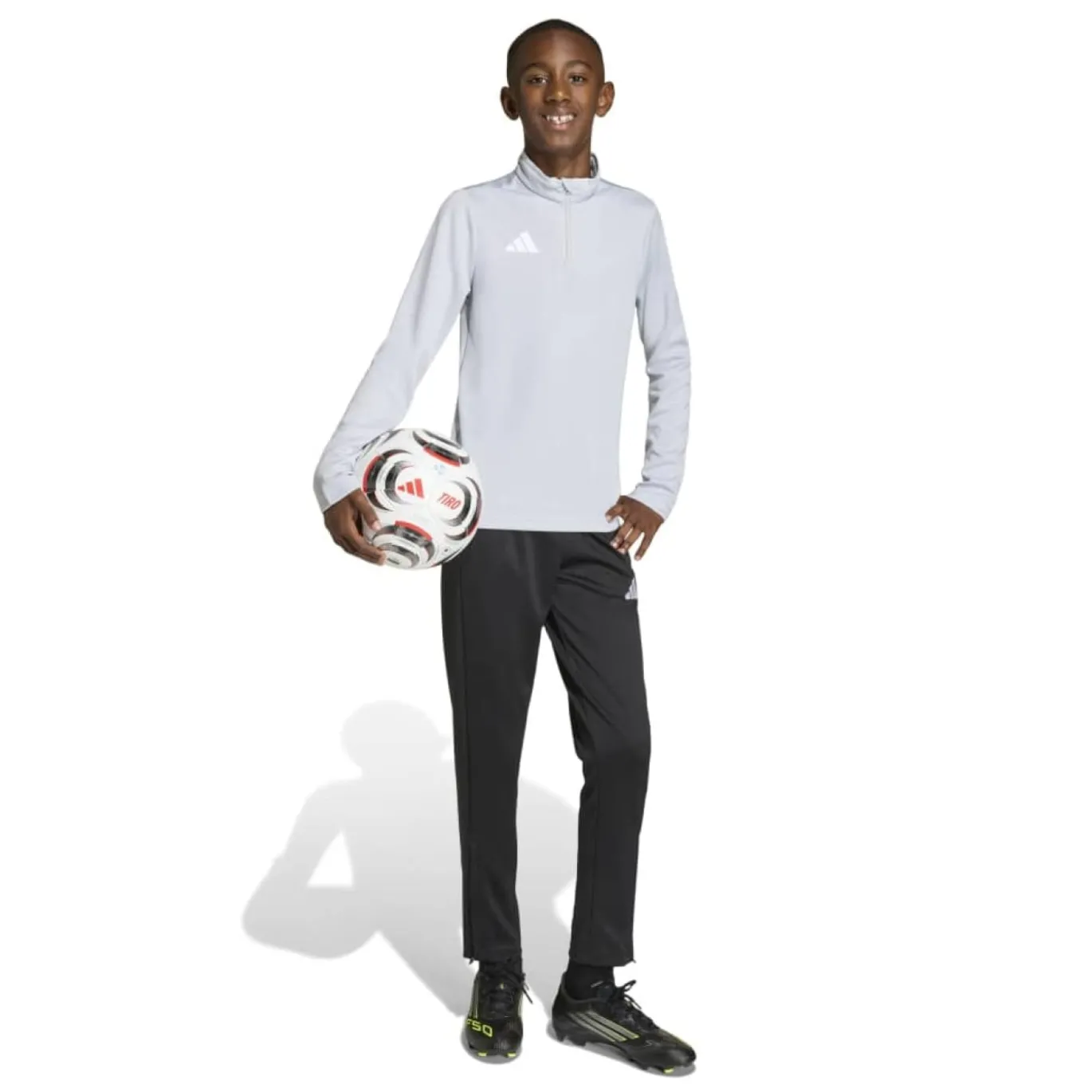 adidas Entrada 26 Trainingstrui Kids Grijs Wit
