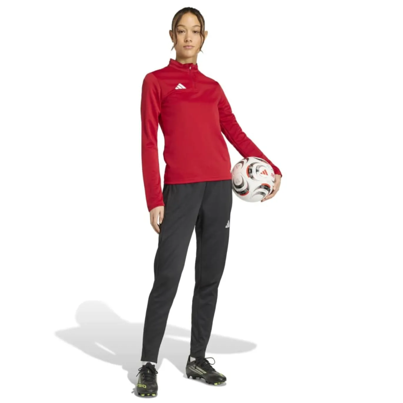 adidas Entrada 26 Trainingstrui Dames Rood Wit