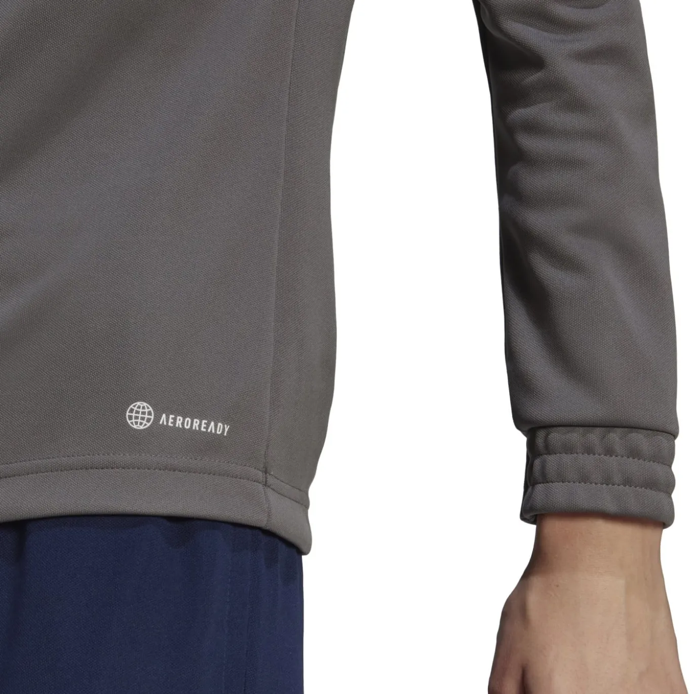 adidas Entrada 22 Trainingstrui 1/4-Zip Dames Grijs Wit