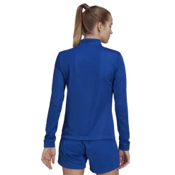 adidas Entrada 22 Trainingstrui 1/4-Zip Dames Blauw Wit