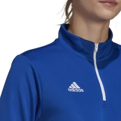 adidas Entrada 22 Trainingstrui 1/4-Zip Dames Blauw Wit