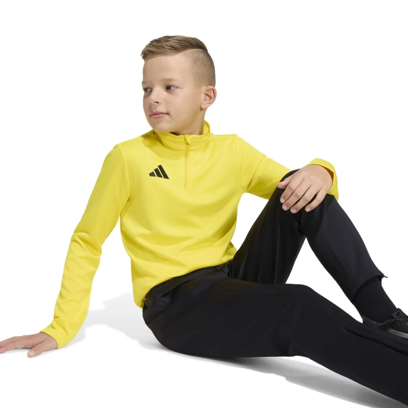adidas Entrada 26 Trainingstrui Kids Geel Zwart
