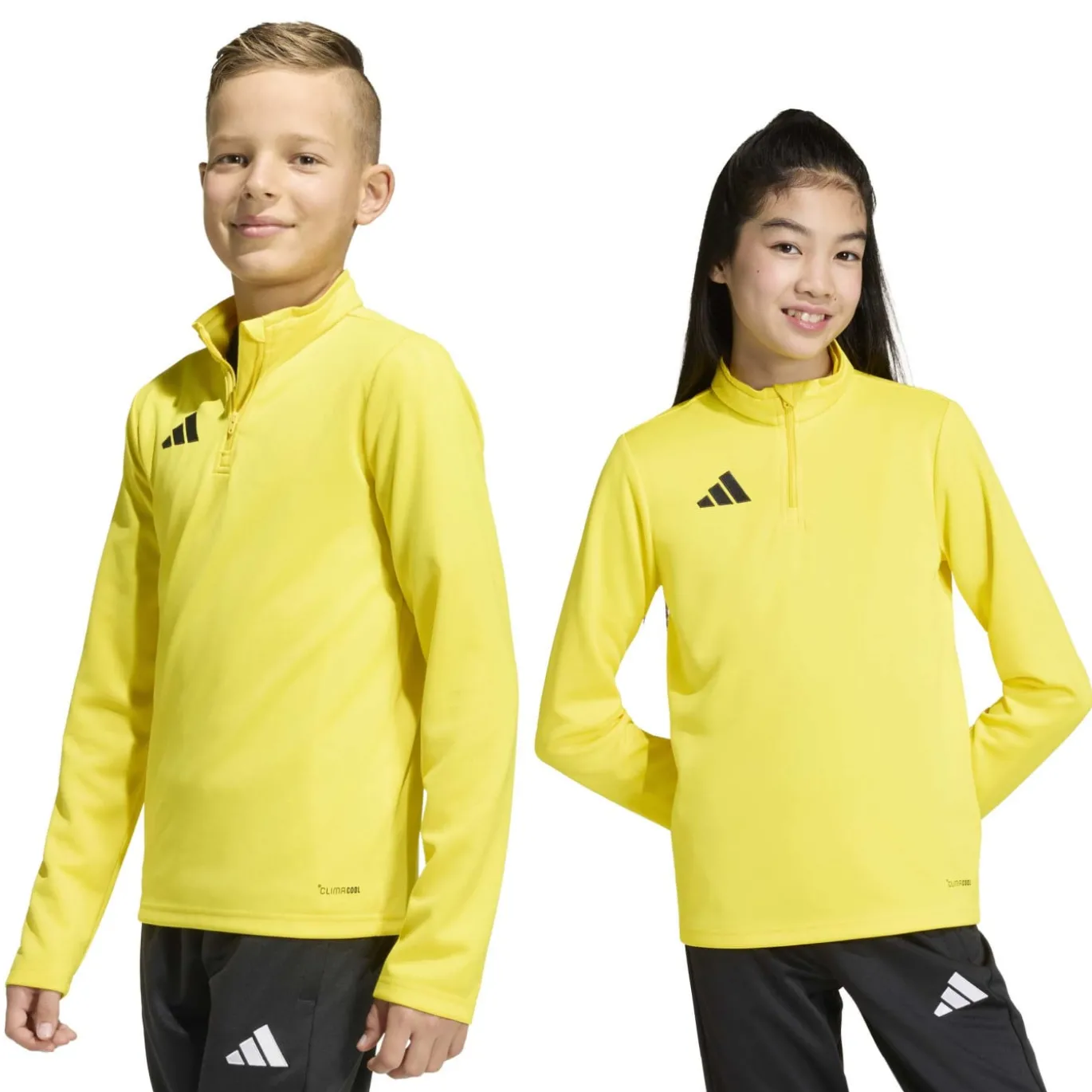adidas Entrada 26 Trainingstrui Kids Geel Zwart