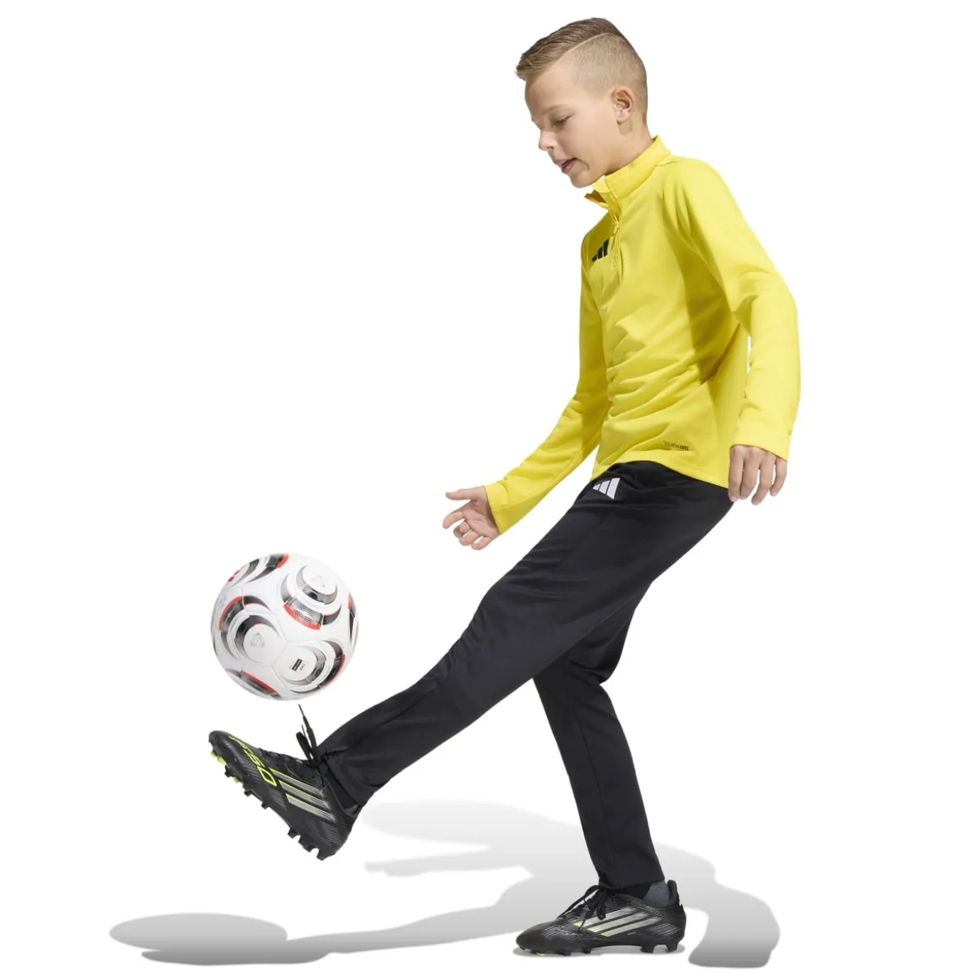 adidas Entrada 26 Trainingstrui Kids Geel Zwart