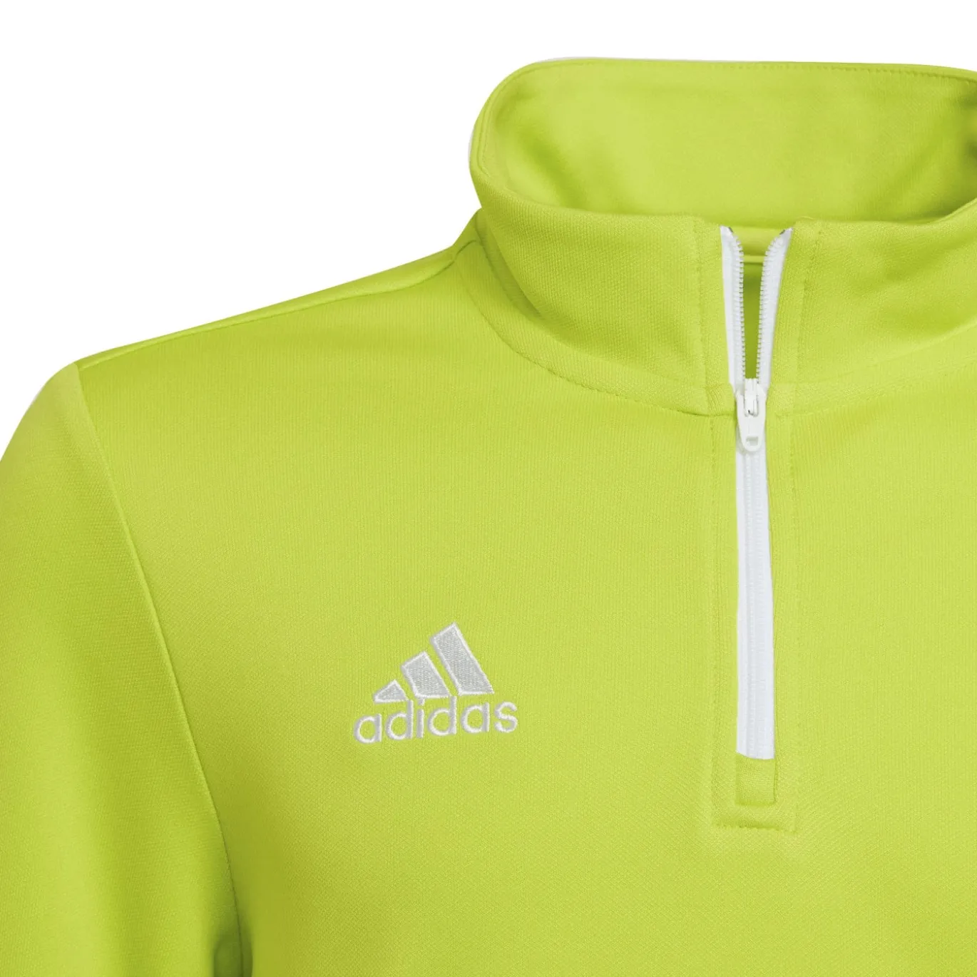 adidas Entrada 22 Trainingstrui 1/4-Zip Kids Lichtgroen Wit