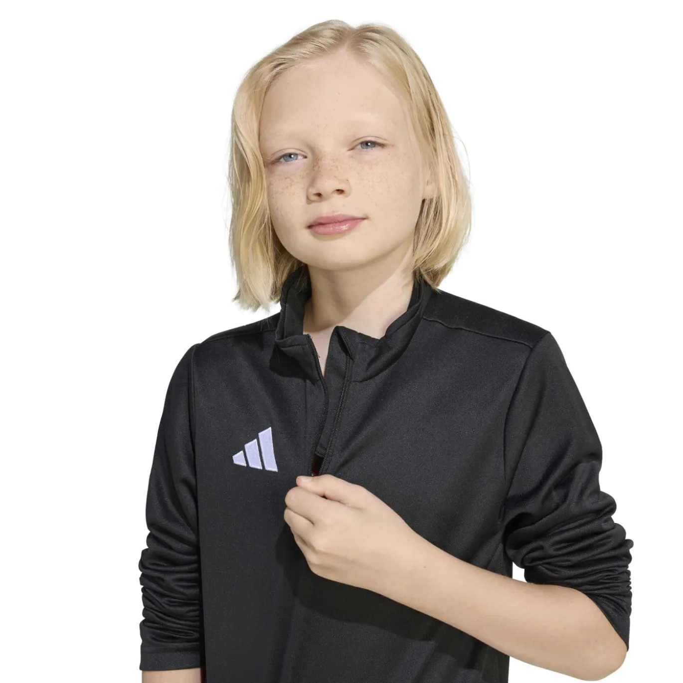 adidas Entrada 26 Trainingstrui Kids Zwart Wit