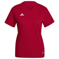 adidas Entrada 22 T-Shirt Dames Rood Wit