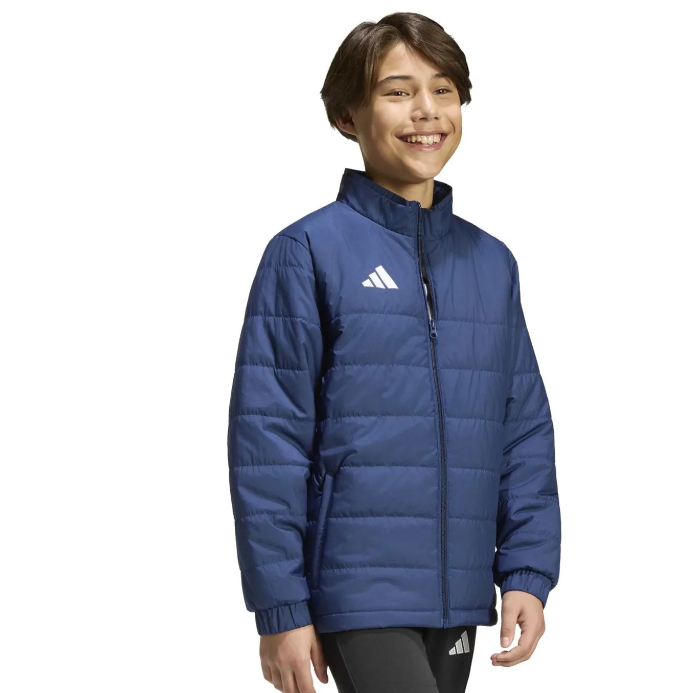 adidas Entrada 26 Tussenjas Kids Donkerblauw Wit