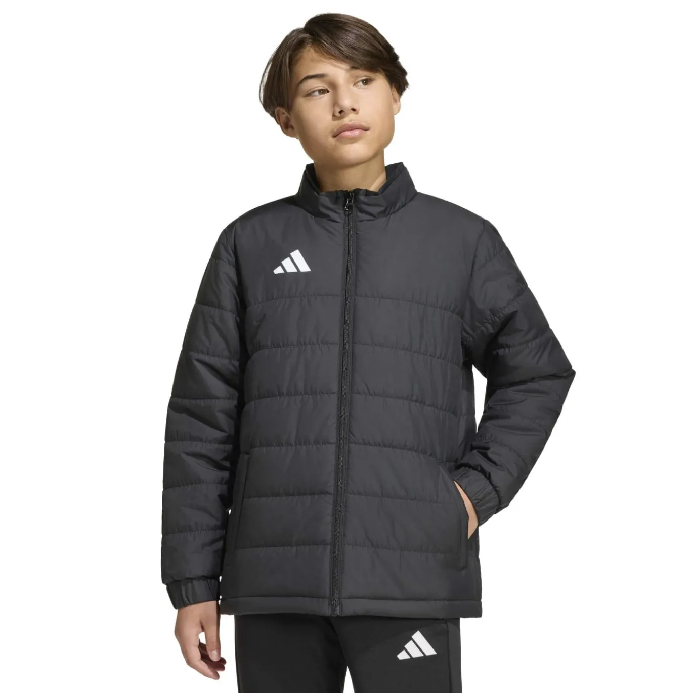 adidas Entrada 26 Tussenjas Kids Zwart Wit
