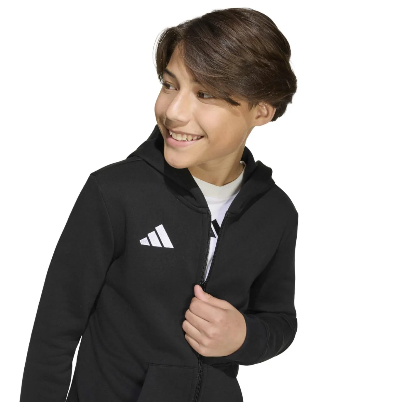 adidas Entrada 26 Vest Kids Zwart Wit