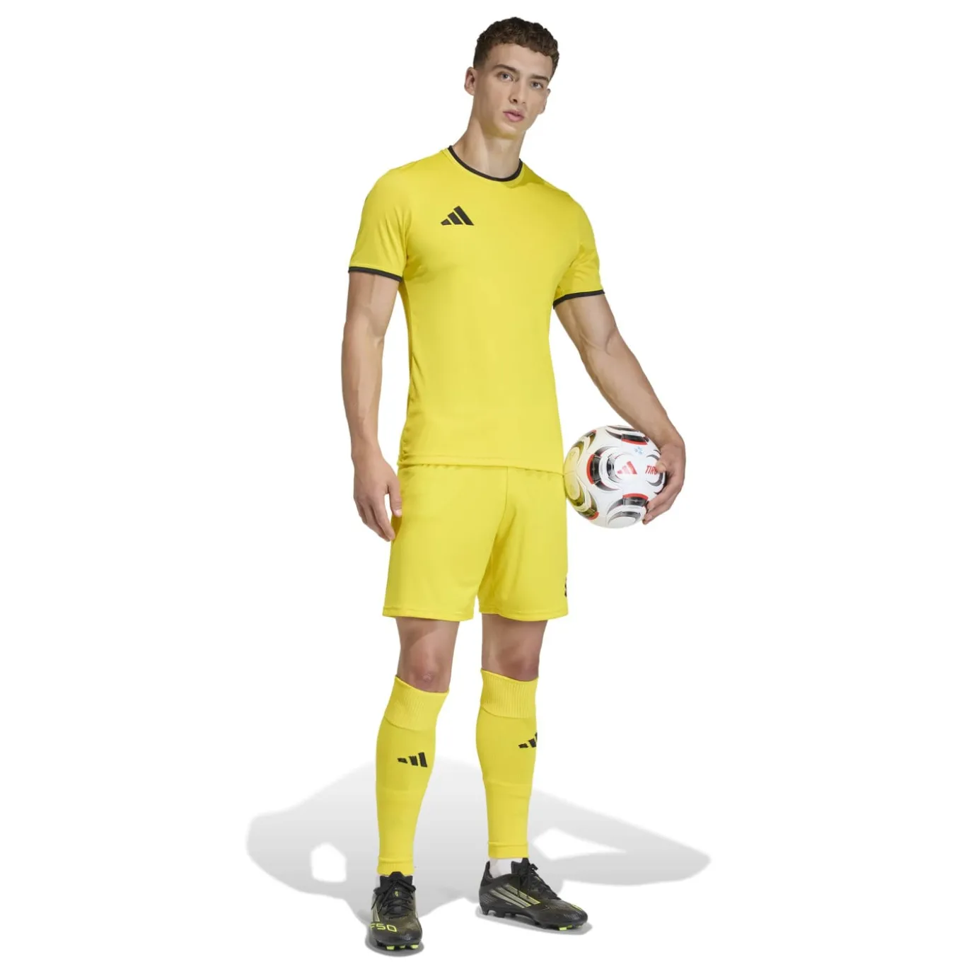 adidas Entrada 26 Voetbalbroekje Geel Zwart