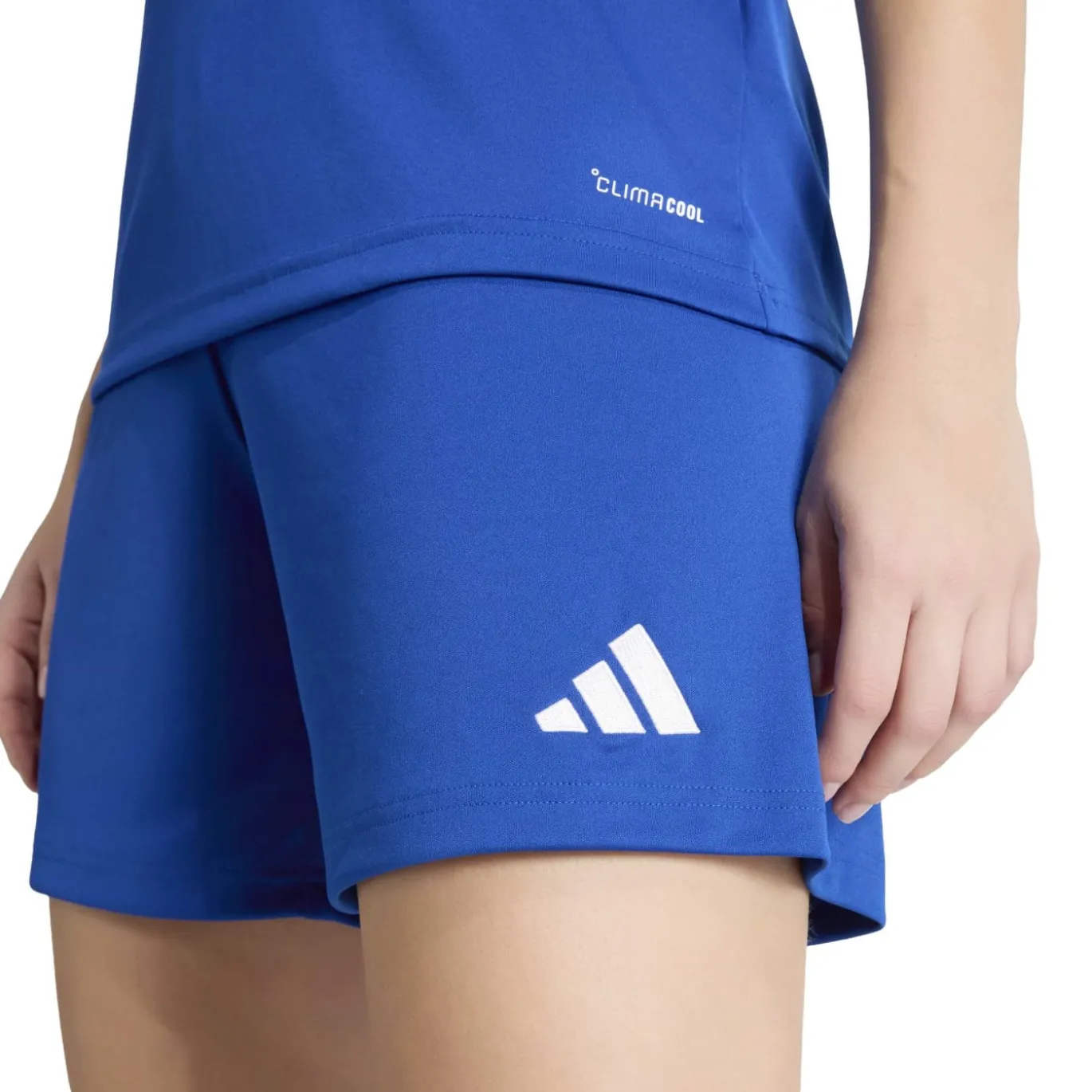 adidas Entrada 26 Voetbalbroekje Dames Blauw Wit
