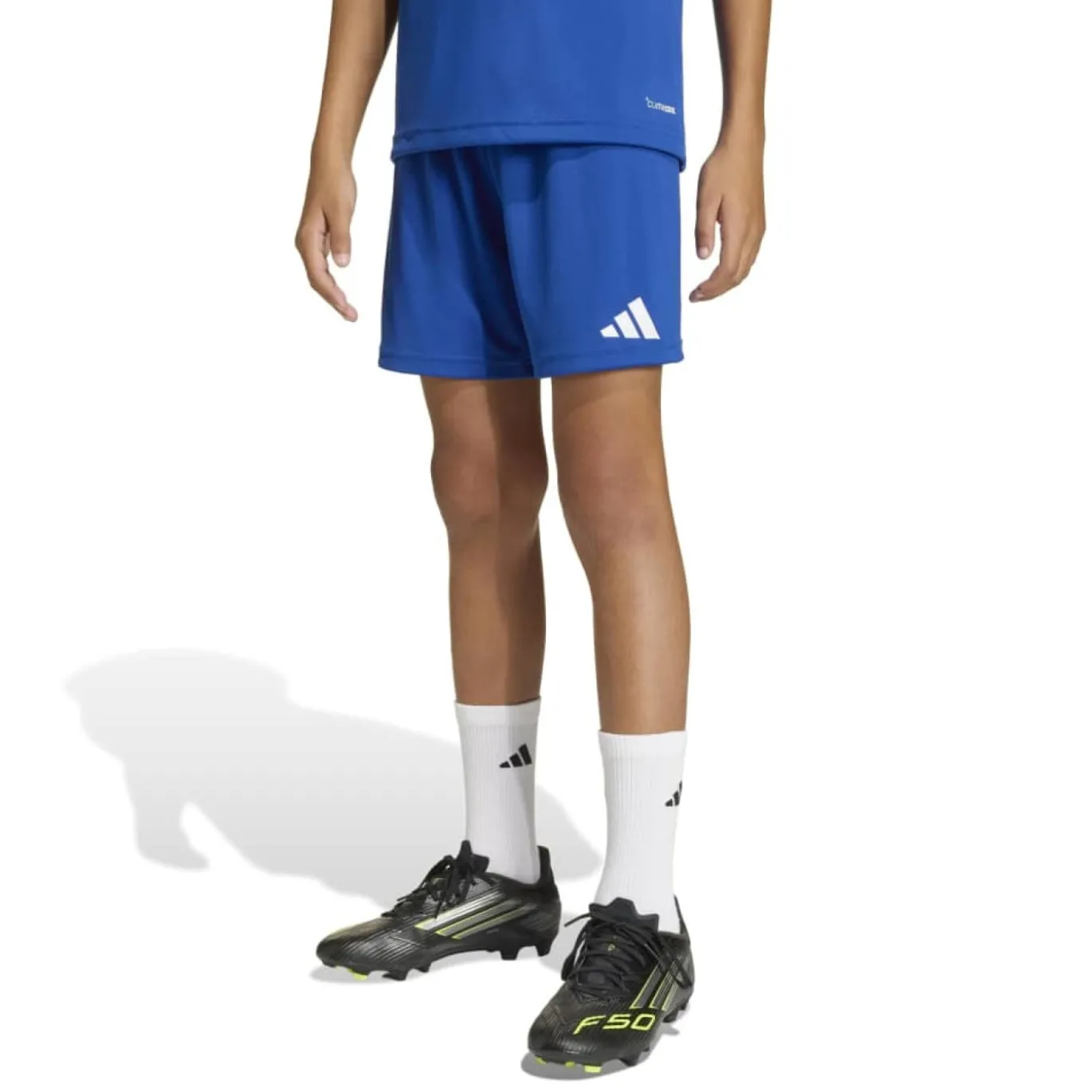 adidas Entrada 26 Voetbalbroekje Kids Blauw Wit