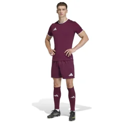 adidas Entrada 26 Voetbalbroekje Donkerrood Wit