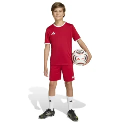 adidas Entrada 26 Voetbalbroekje Kids Rood Wit