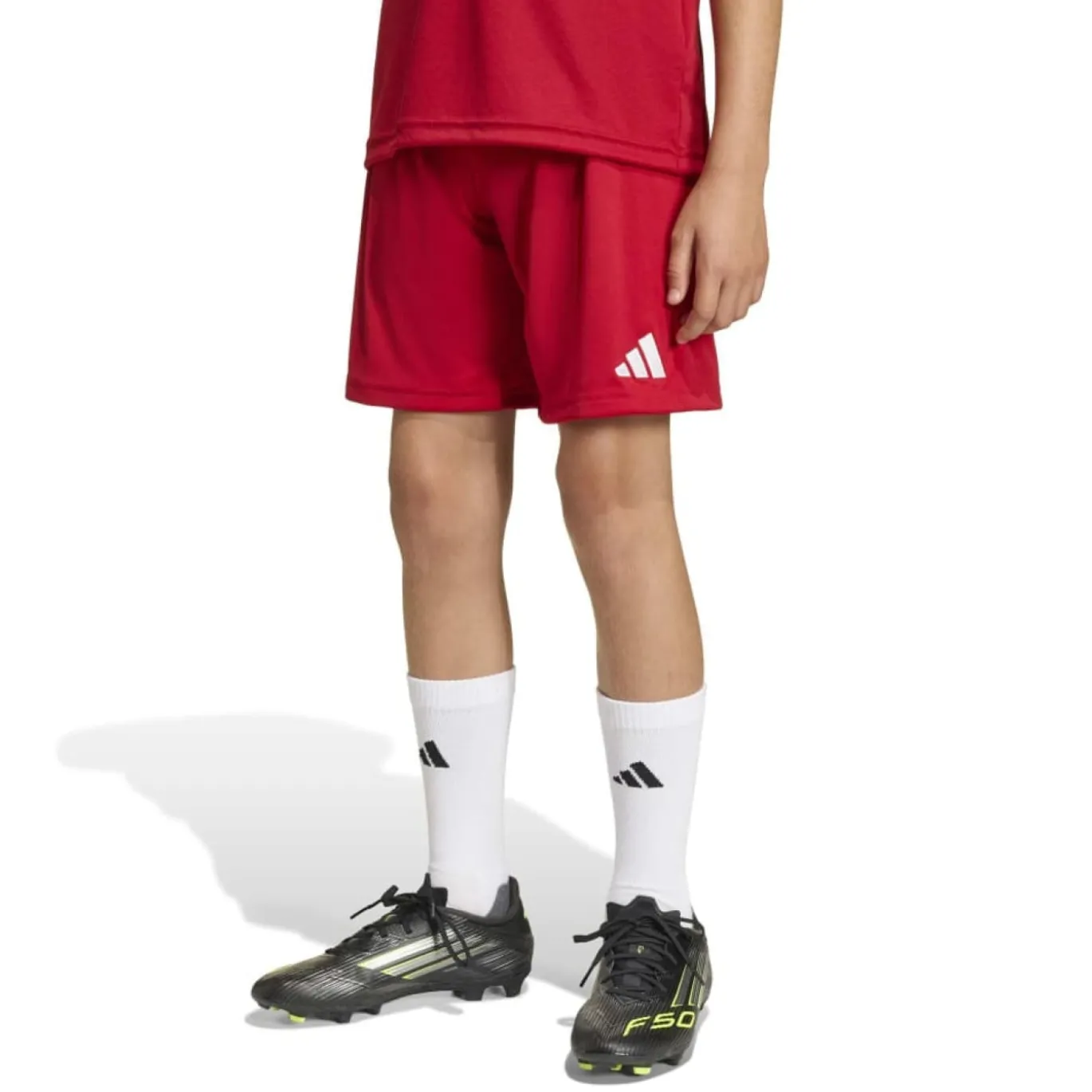 adidas Entrada 26 Voetbalbroekje Kids Rood Wit