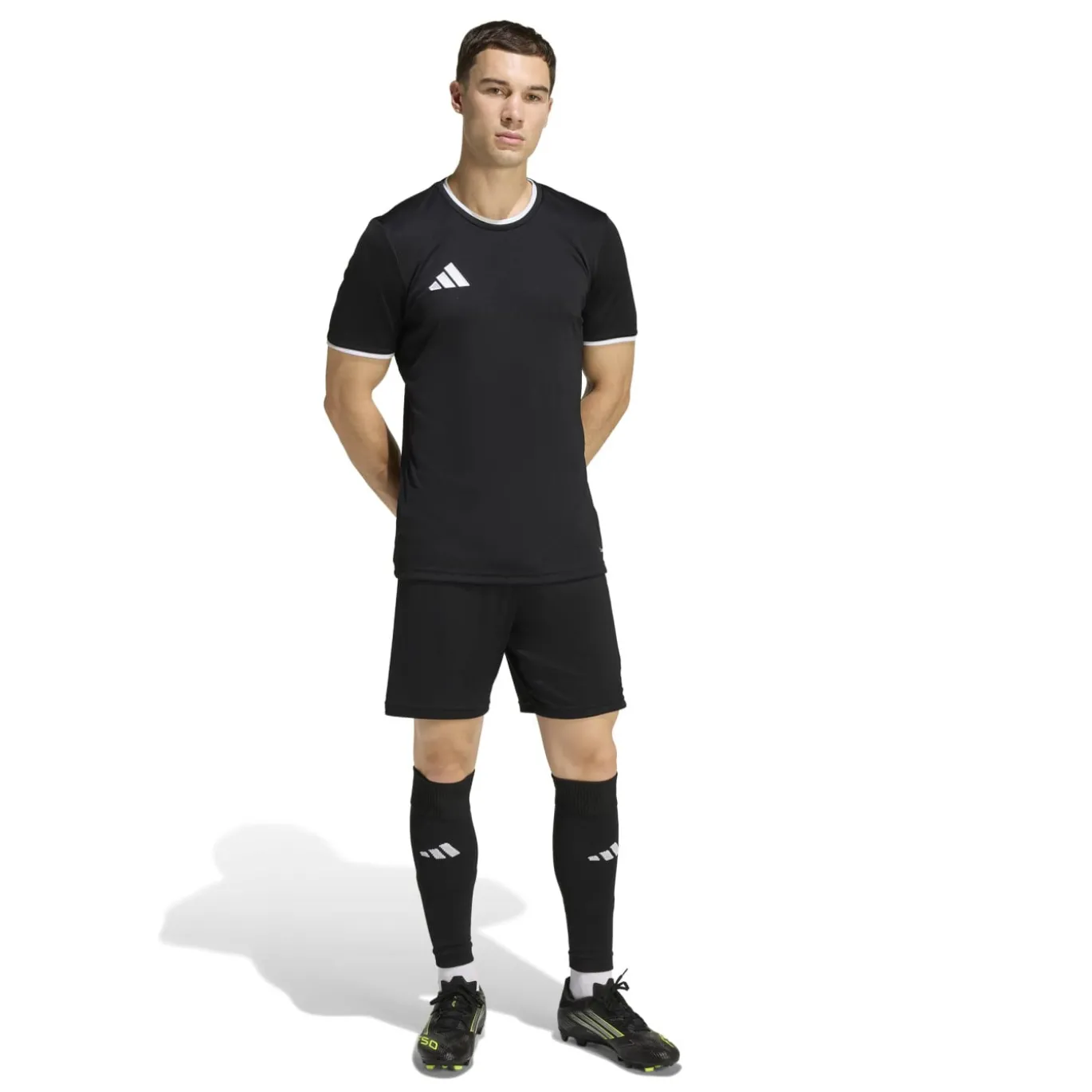 adidas Entrada 26 Voetbalbroekje Zwart Wit