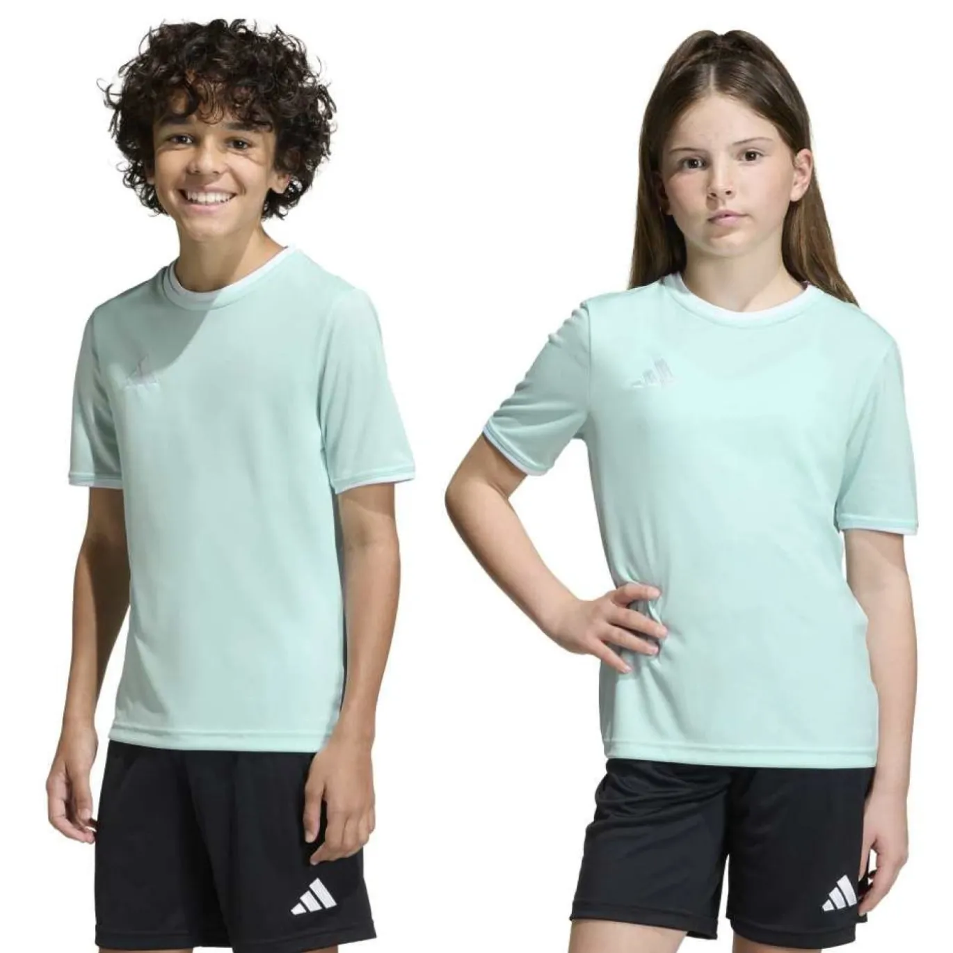 adidas Entrada 26 Voetbalshirt Kids Mintgroen Wit