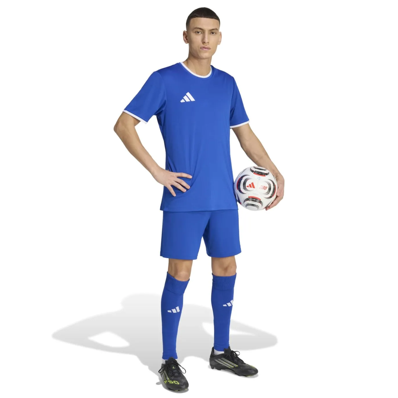 adidas Entrada 26 Voetbalshirt Blauw Wit