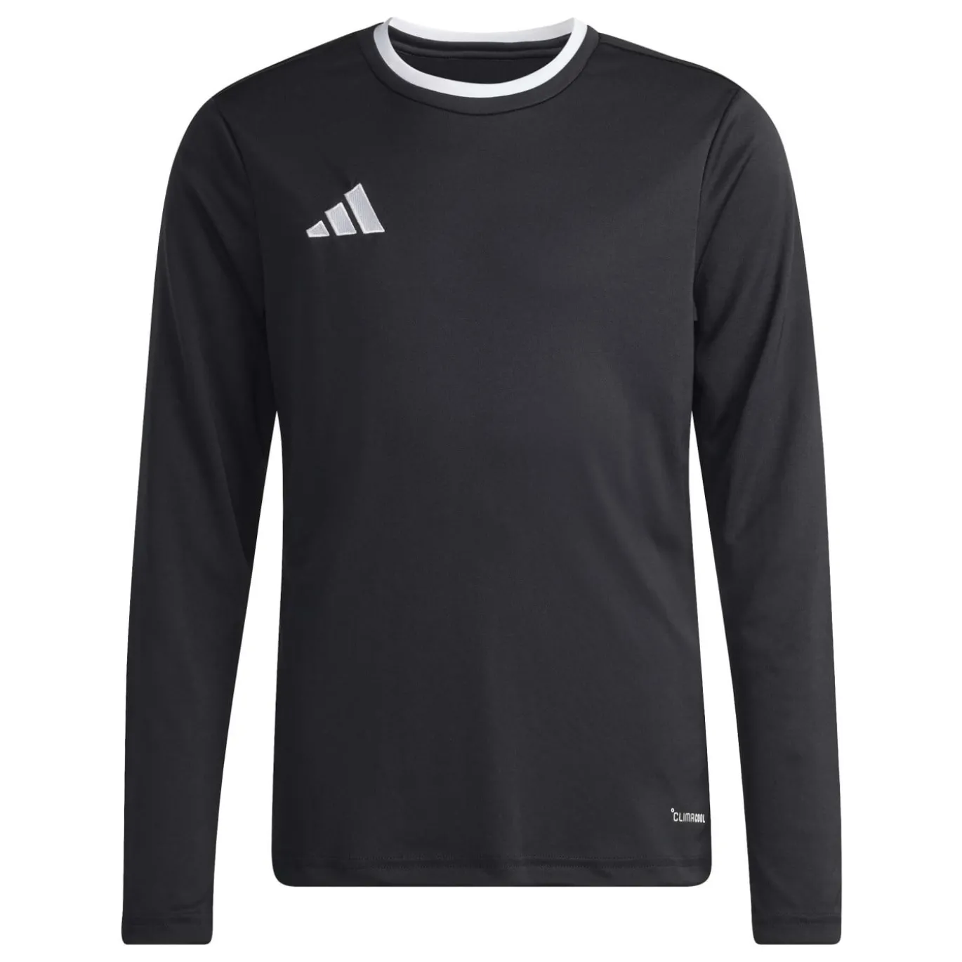 adidas Entrada 26 Voetbalshirt Lange Mouwen Kids Zwart Wit