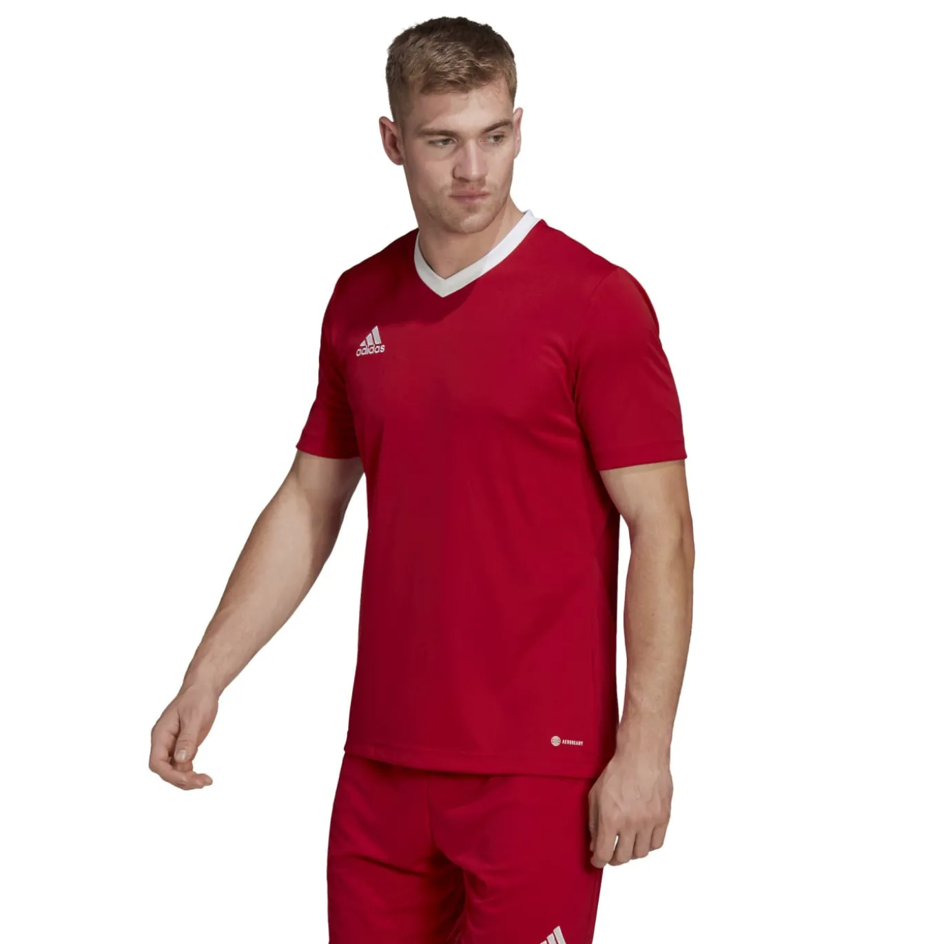 adidas Entrada 22 Voetbalshirt Rood Wit