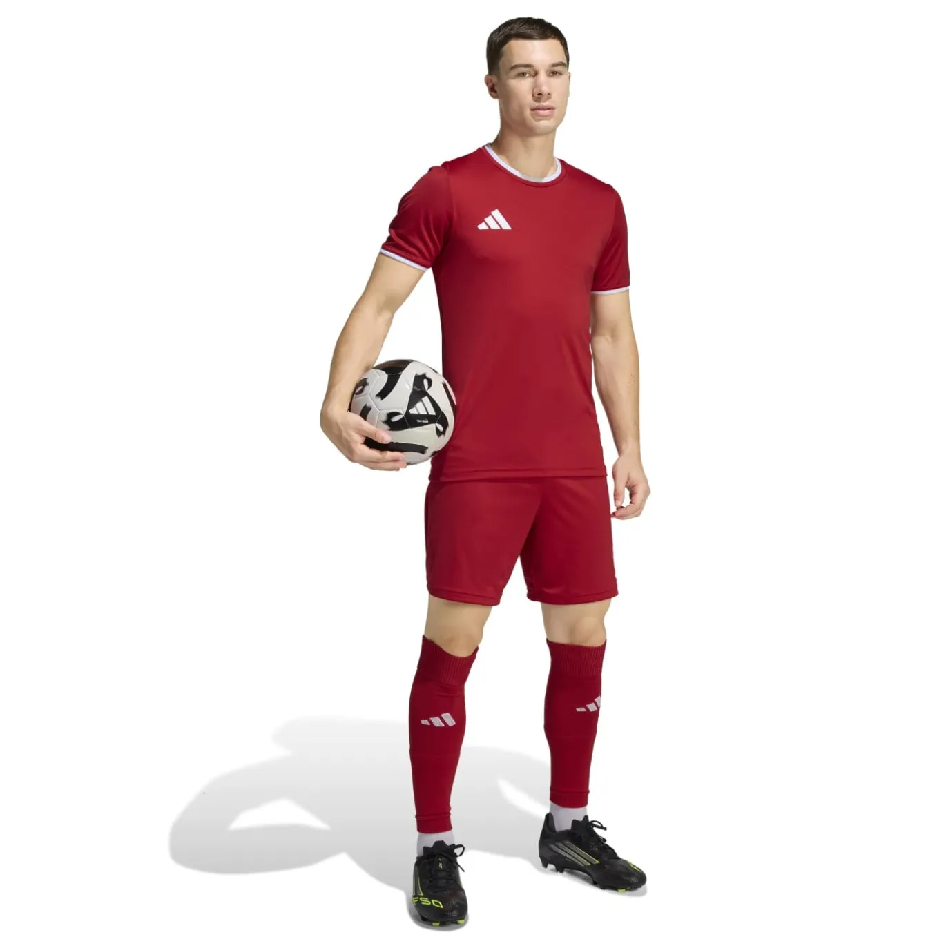 adidas Entrada 26 Voetbalshirt Rood Wit