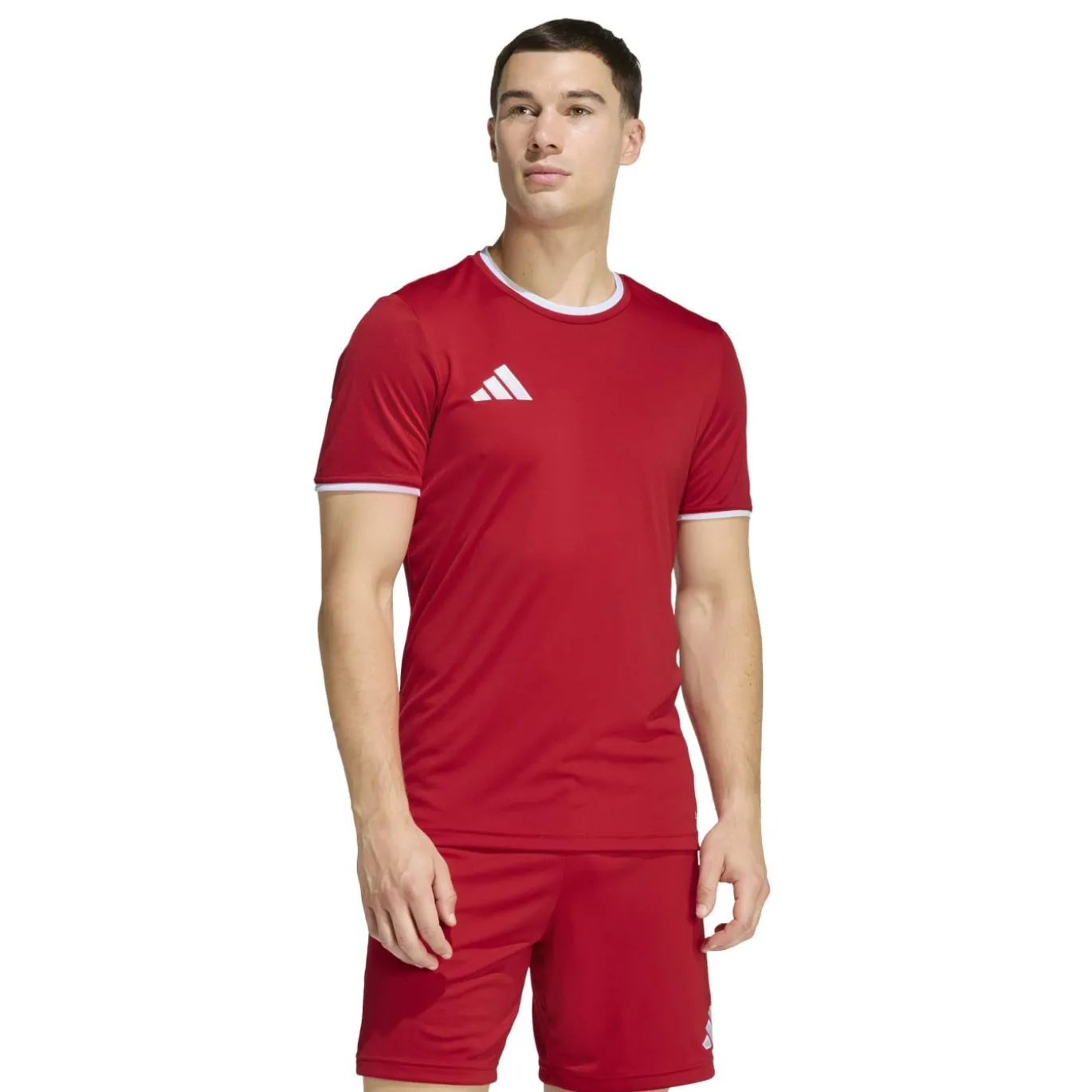 adidas Entrada 26 Voetbalshirt Rood Wit