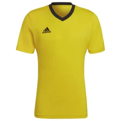 adidas Entrada 22 Voetbalshirt Geel Zwart