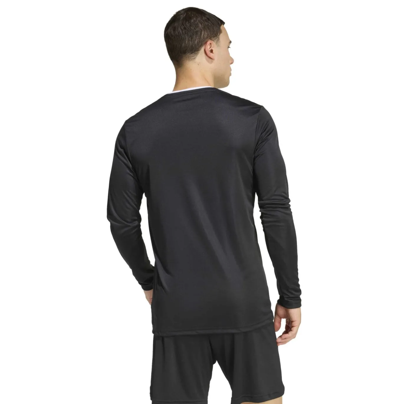 adidas Entrada 26 Voetbalshirt Lange Mouwen Zwart Wit