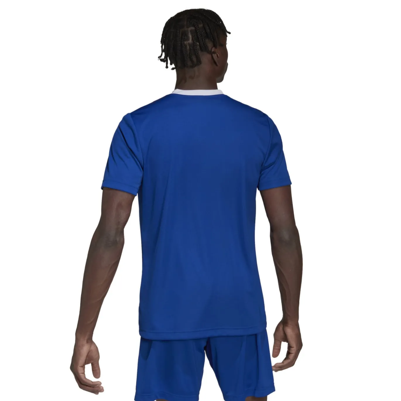 adidas Entrada 22 Voetbalshirt Blauw Wit