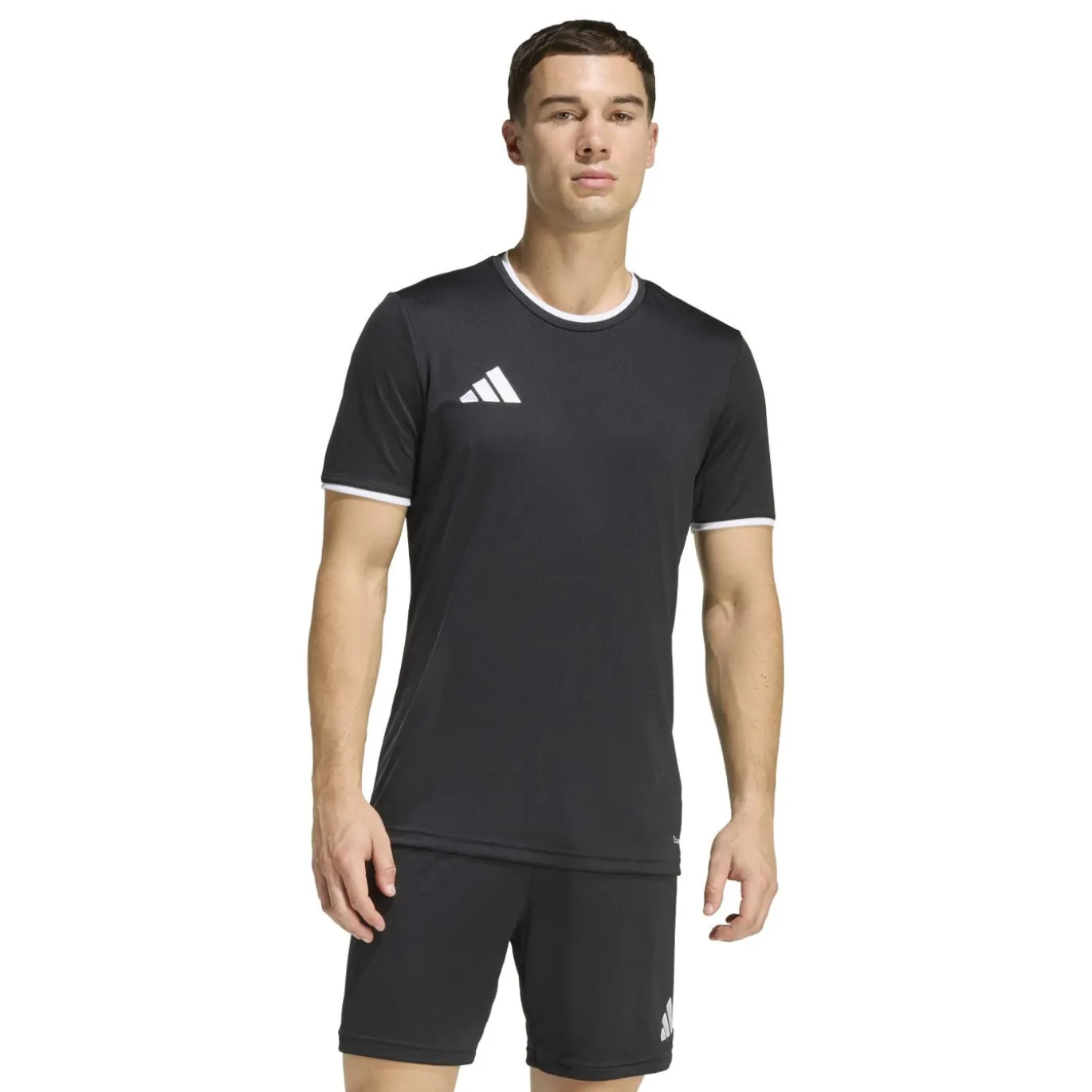 adidas Entrada 26 Voetbalshirt Zwart Wit