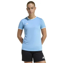 adidas Entrada 26 Voetbalshirt Dames Lichtblauw Wit