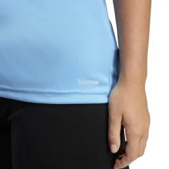 adidas Entrada 26 Voetbalshirt Dames Lichtblauw Wit