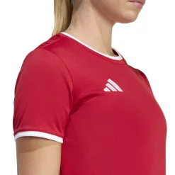 adidas Entrada 26 Voetbalshirt Dames Rood Wit