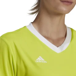 adidas Entrada 22 Voetbalshirt Dames Lichtgroen Wit