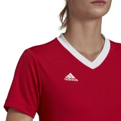 adidas Entrada 22 Voetbalshirt Dames Rood Wit