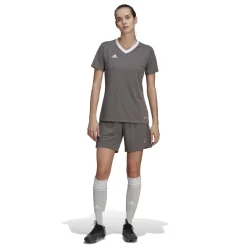 adidas Entrada 22 Voetbalshirt Dames Grijs Wit