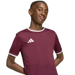 adidas Entrada 26 Voetbalshirt Kids Donkerrood Wit