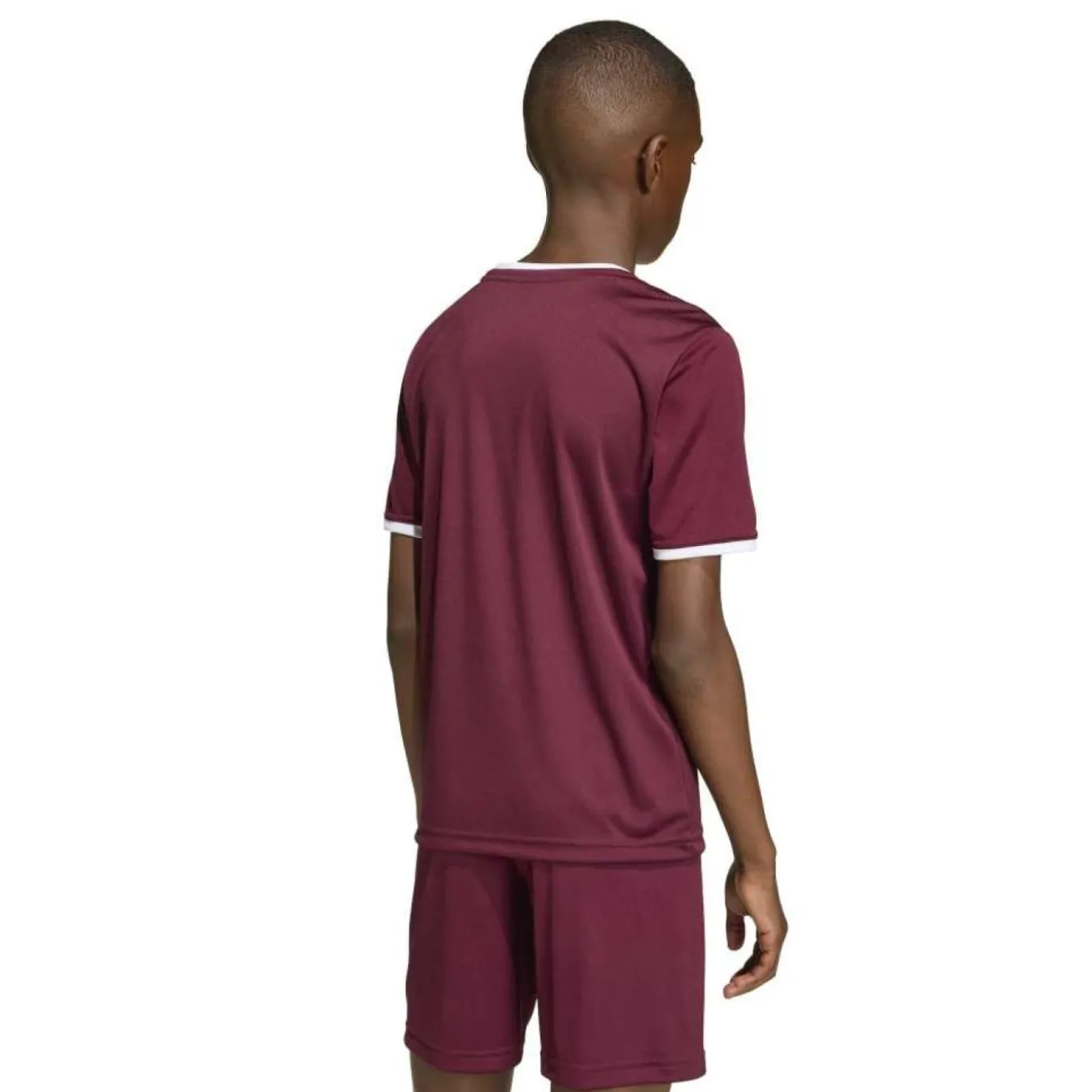 adidas Entrada 26 Voetbalshirt Kids Donkerrood Wit