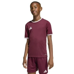 adidas Entrada 26 Voetbalshirt Kids Donkerrood Wit