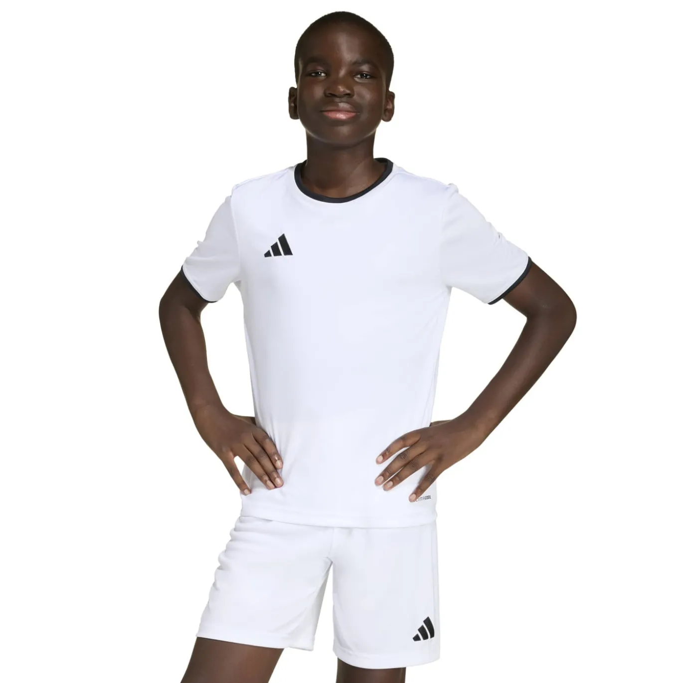 adidas Entrada 26 Voetbalshirt Kids Wit Zwart